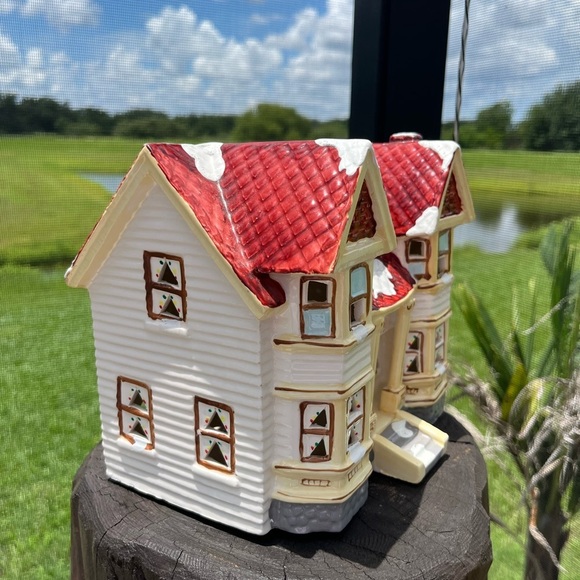 Rare Vintage Department Dept 56 Lincoln Park Duplex Year 1986 - Picture 6 of 11